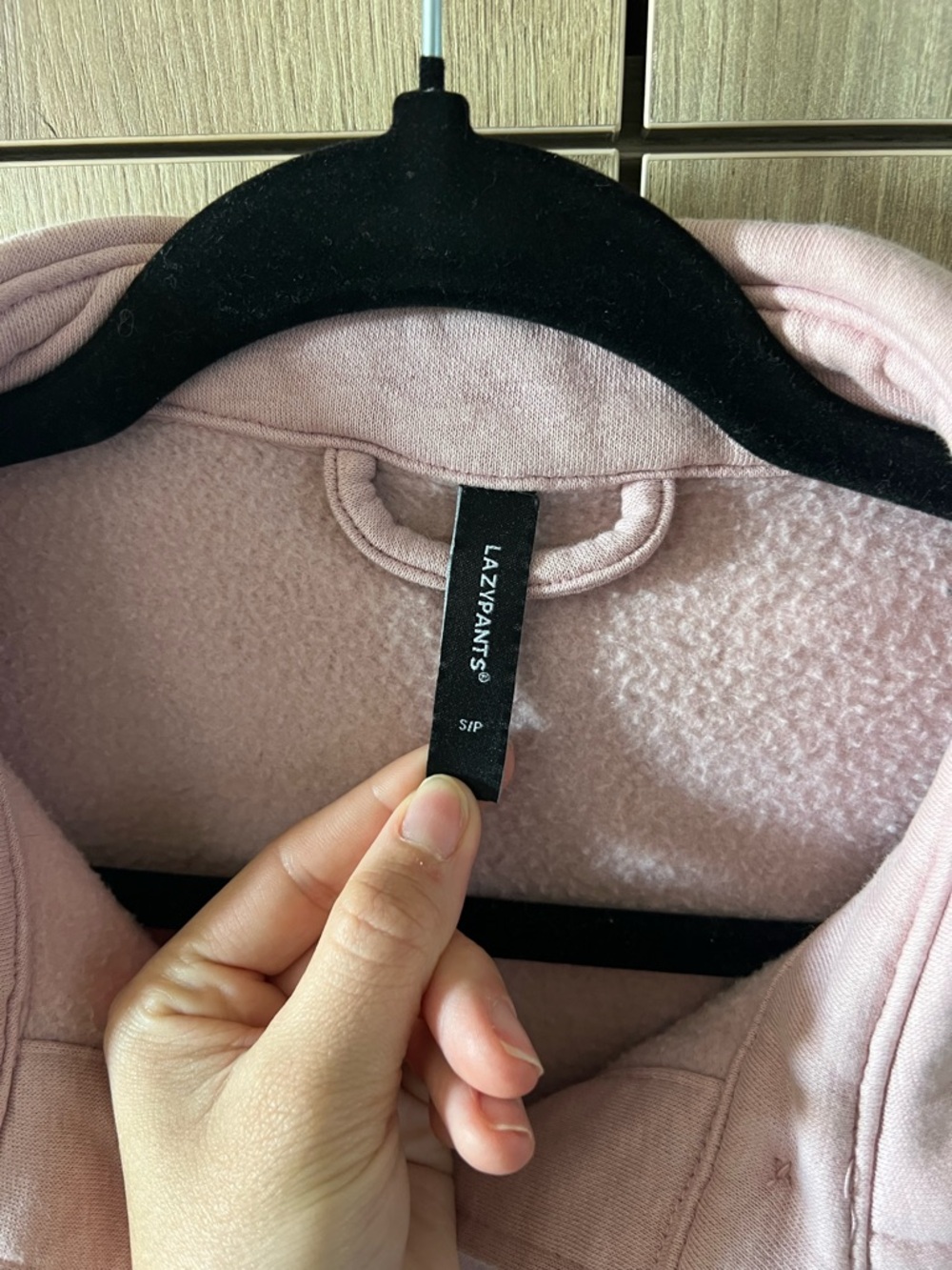 Lazypants Fleece Shacket in Rose - Picture 7 of 13